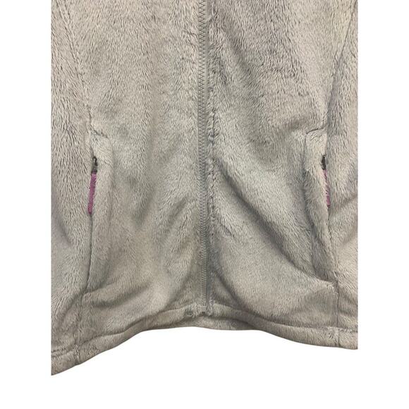 The‎ North Face Jacket Girls Extra Large Gray Full Zip Fleece Pockets Osolita - Picture 6 of 13